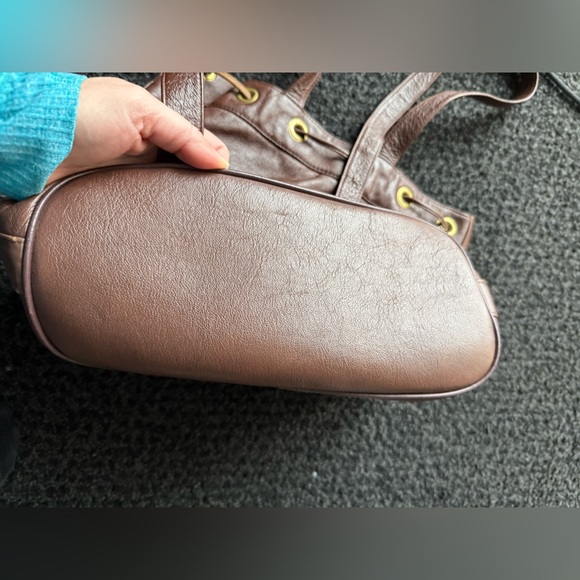 Brown and Tan Kilm Tote Bag made in Toronto - Picture 10 of 10